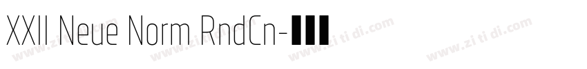 XXII Neue Norm RndCn字体转换